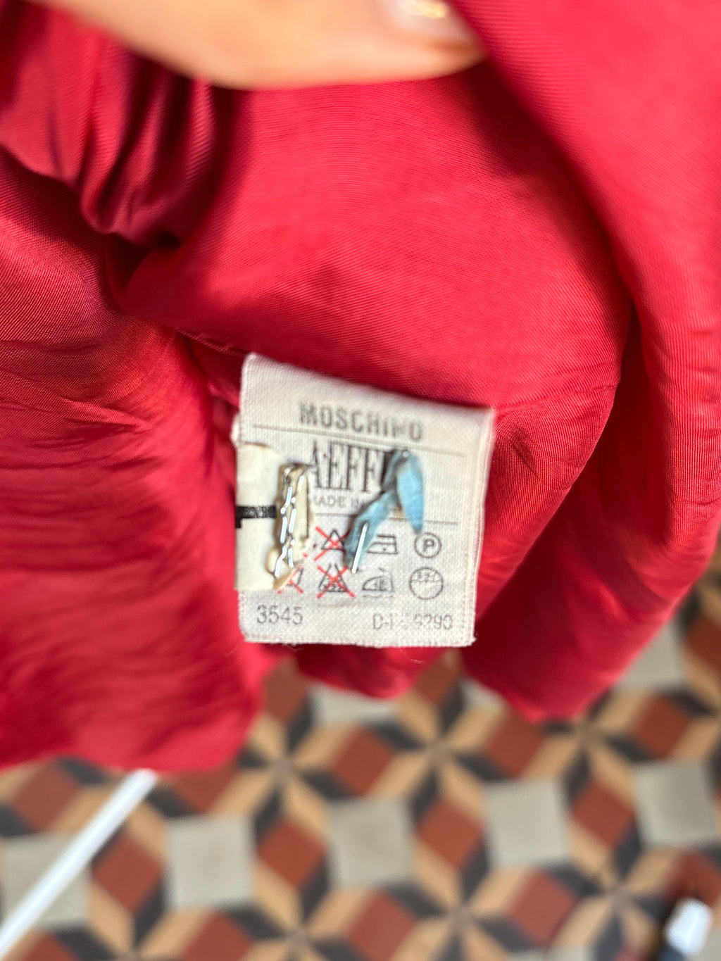 Blazer rojo Cheap and Chic by Moschino (Made in Italy)